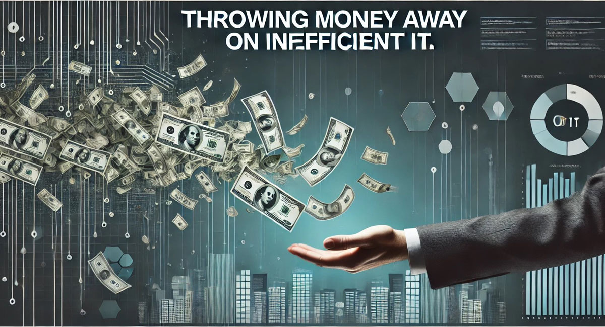 Throwing Money Away on Inefficient IT