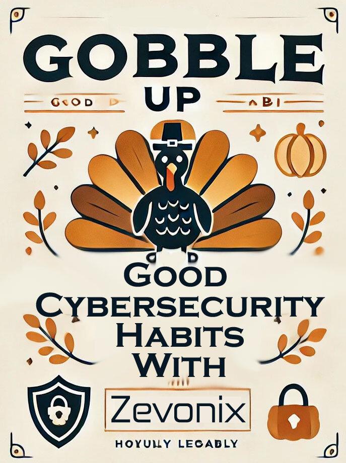 Thanksgiving Cybersecurity - Zevonix - 2 Thanksgiving Cybersecurity Tips: Gobble Up Good Cyber Habits with Zevonix