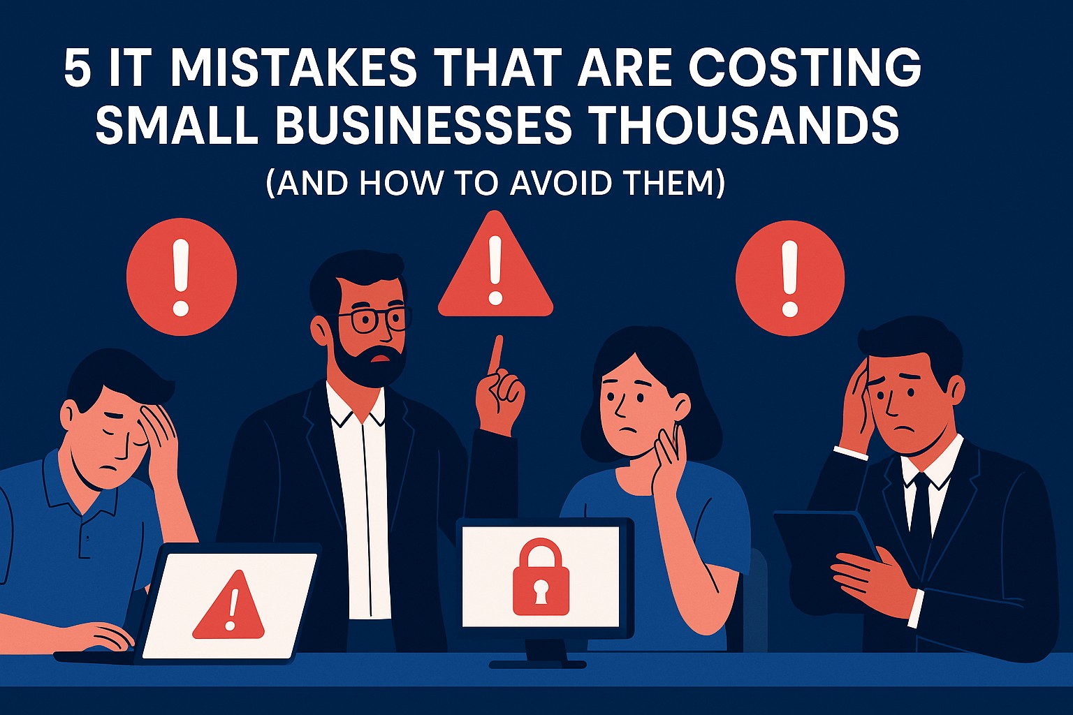5 IT Mistakes Small Businesses Make