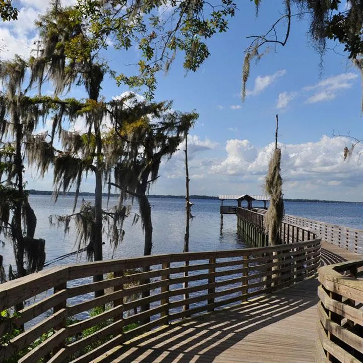 A Dock By the Water at Fruit Cove