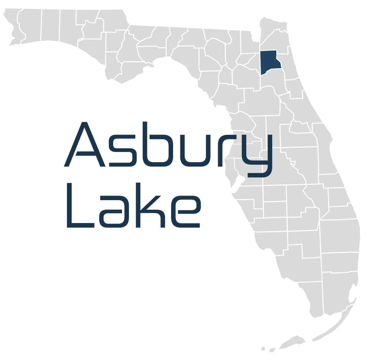 A map of Asbury Lake IT Services