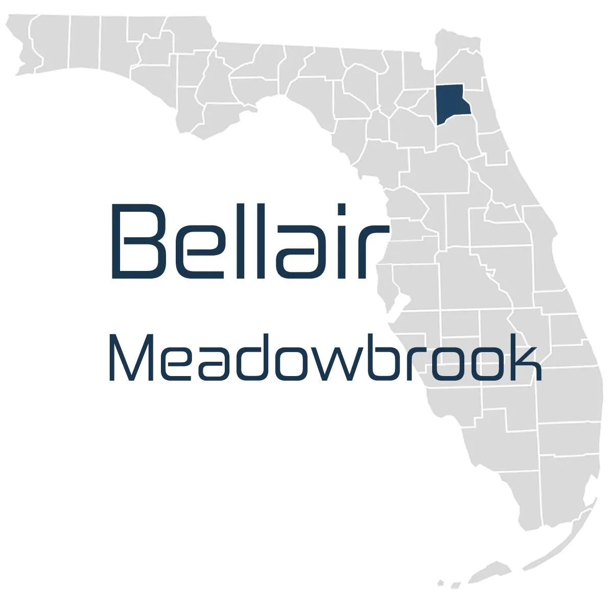 A map of Bellair Meadowbrook IT Services