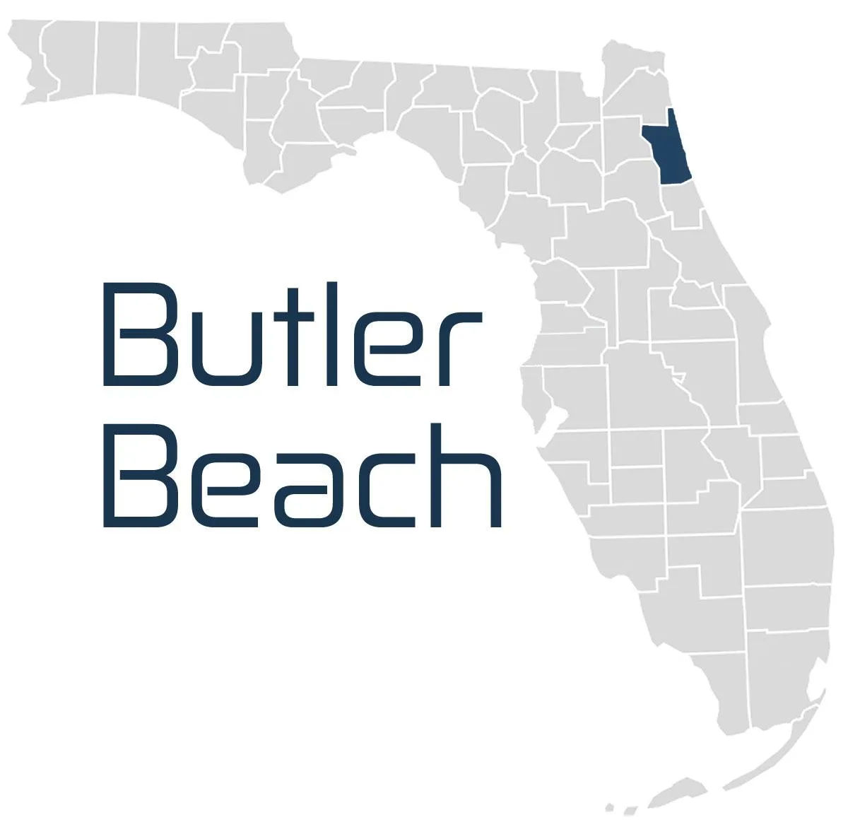 A map of Butler Beach IT Services