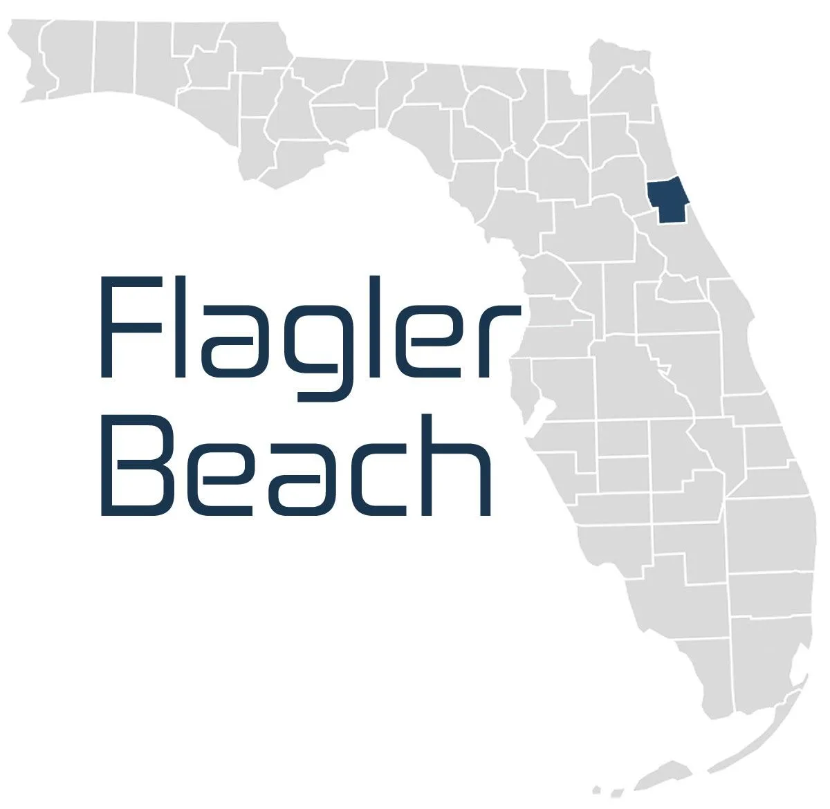A map of Flagler Beach IT Services