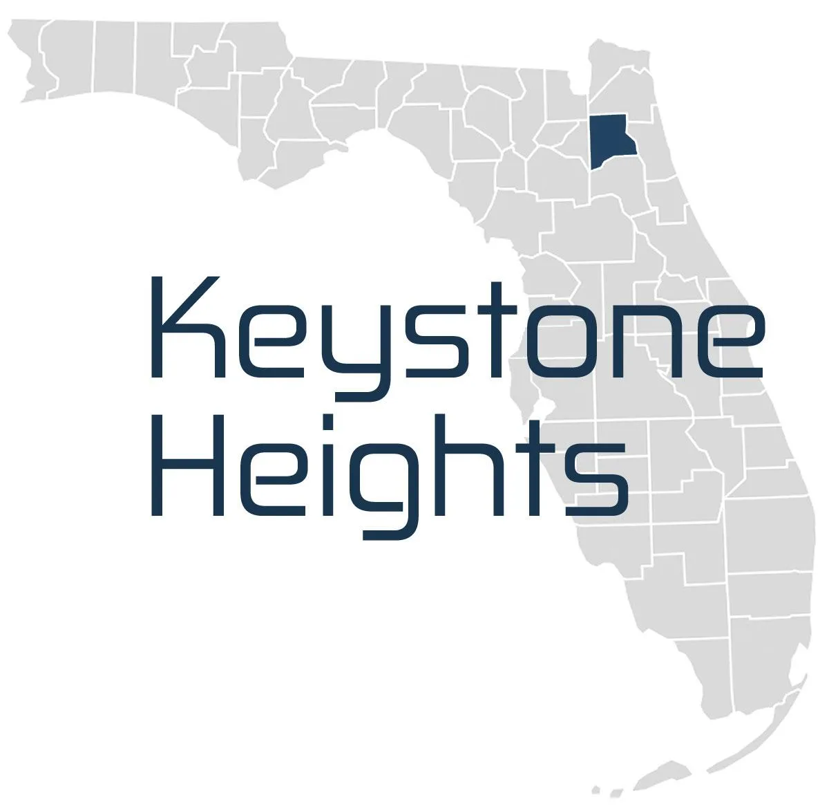 A map of Keystone Heights IT Services
