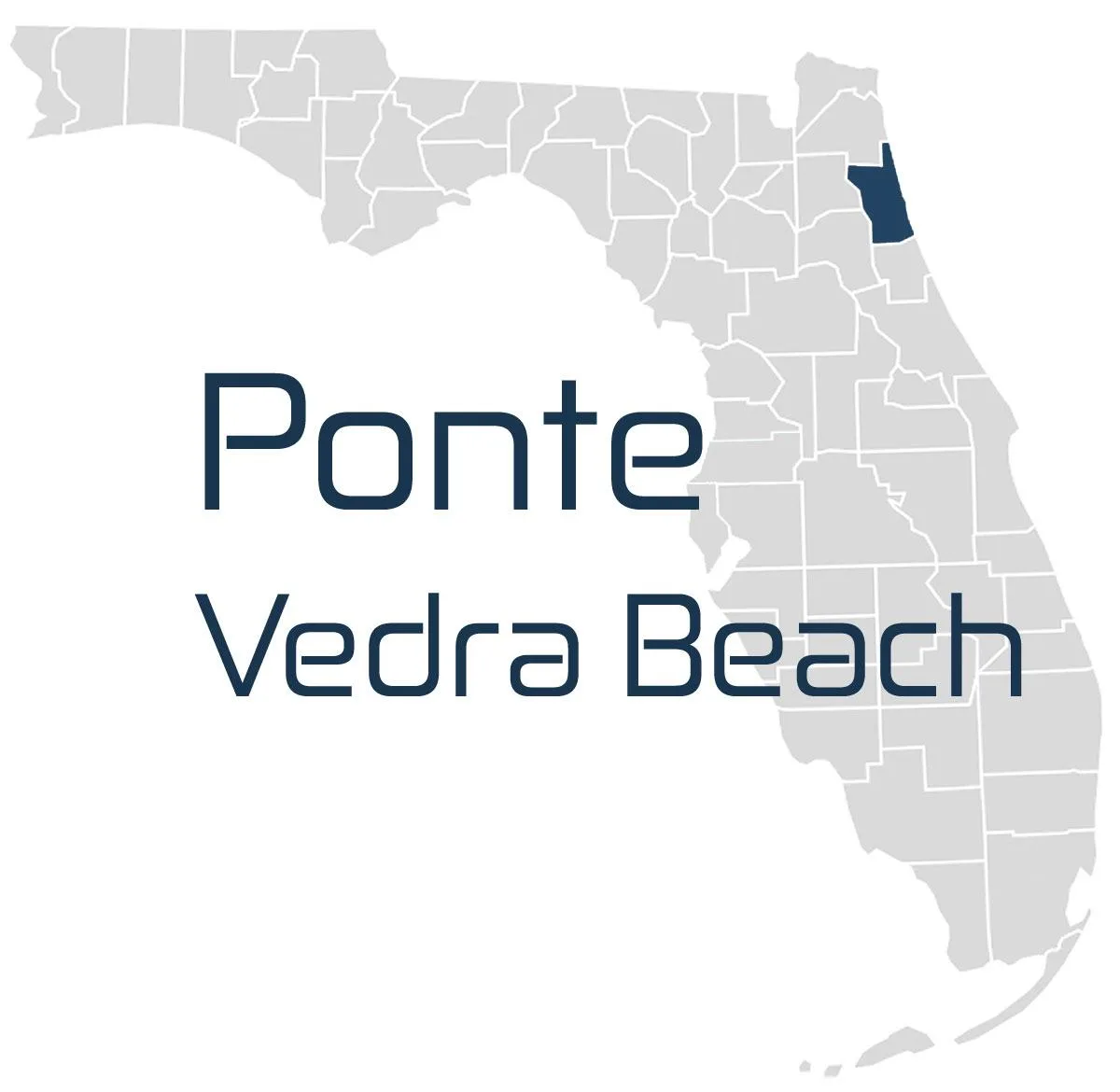 A map of Ponte Vedra Beach IT Services