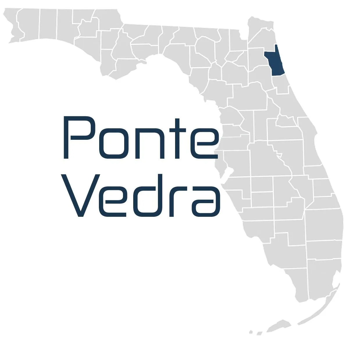 A map of Ponte Vedra IT Services