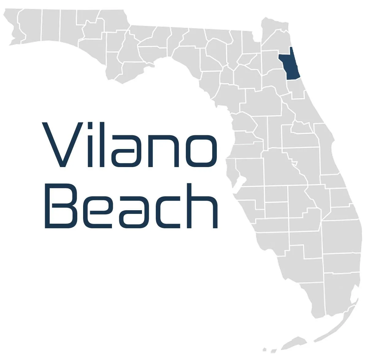 A map of Vilano Beach IT Services