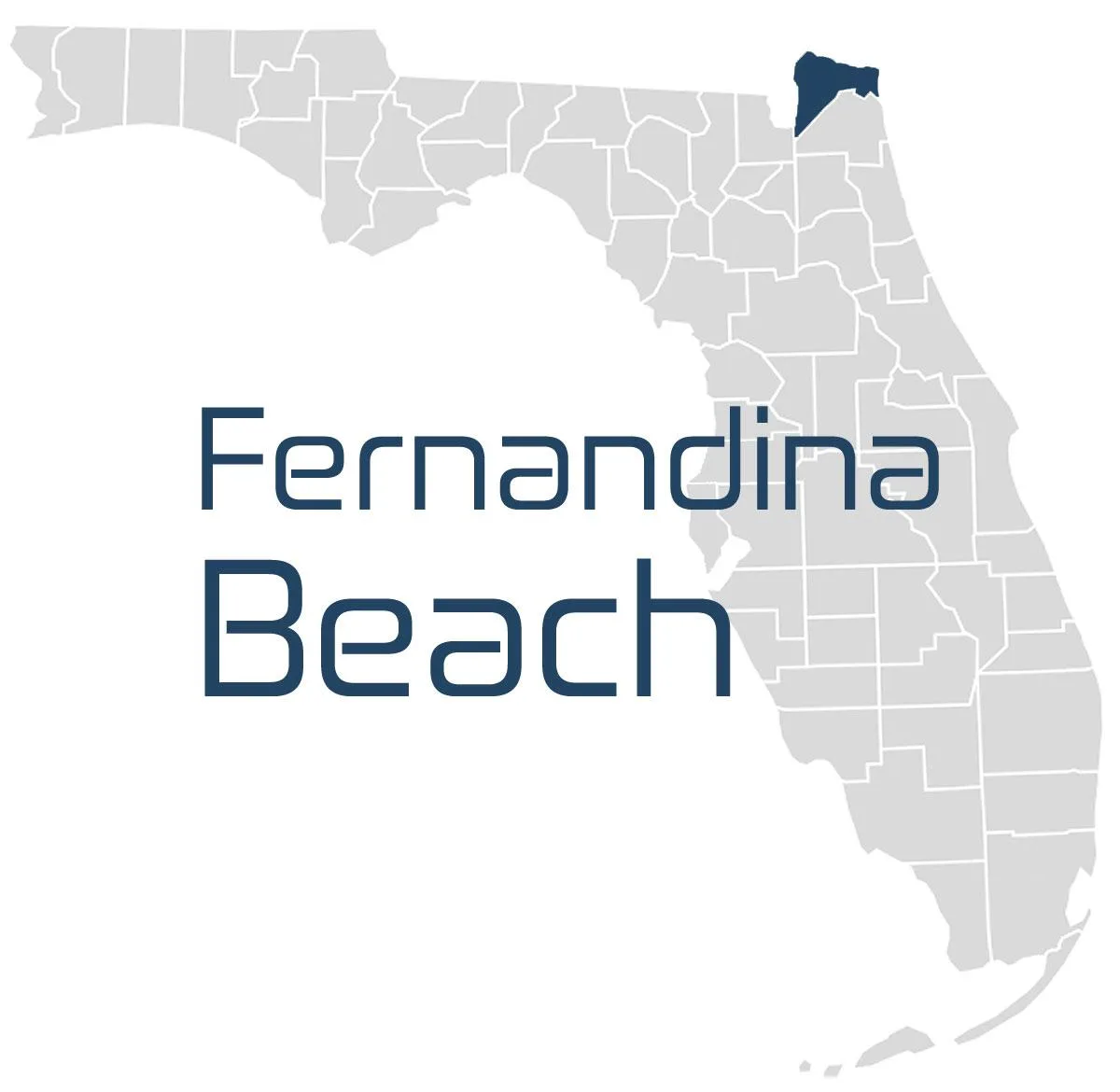 A map of Fernandina Beach IT Services