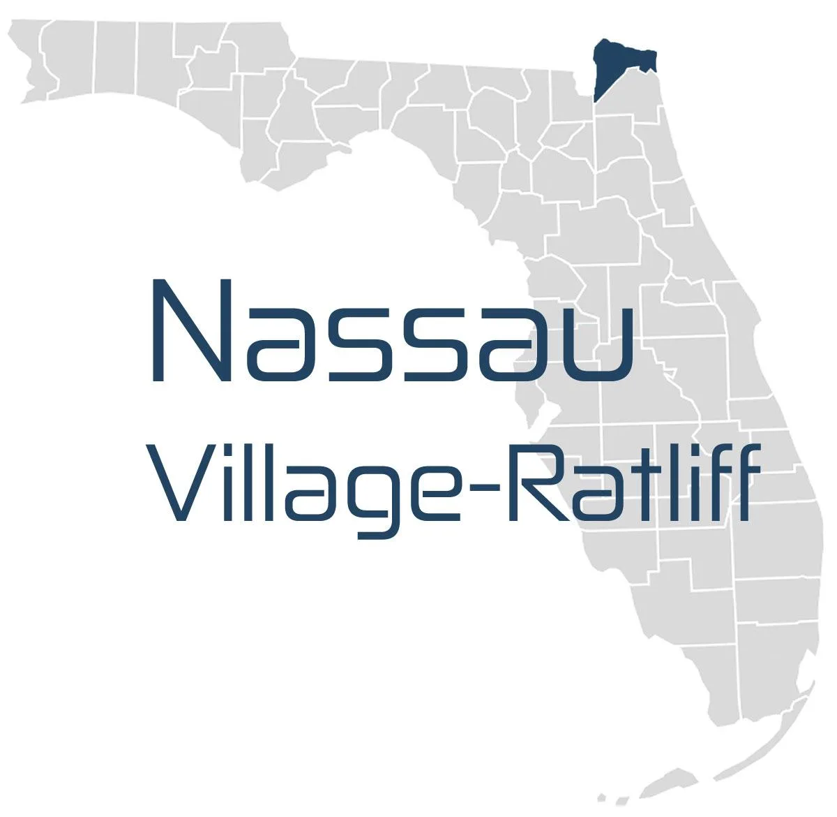 A map of Nassau Village-Ratliff IT Services