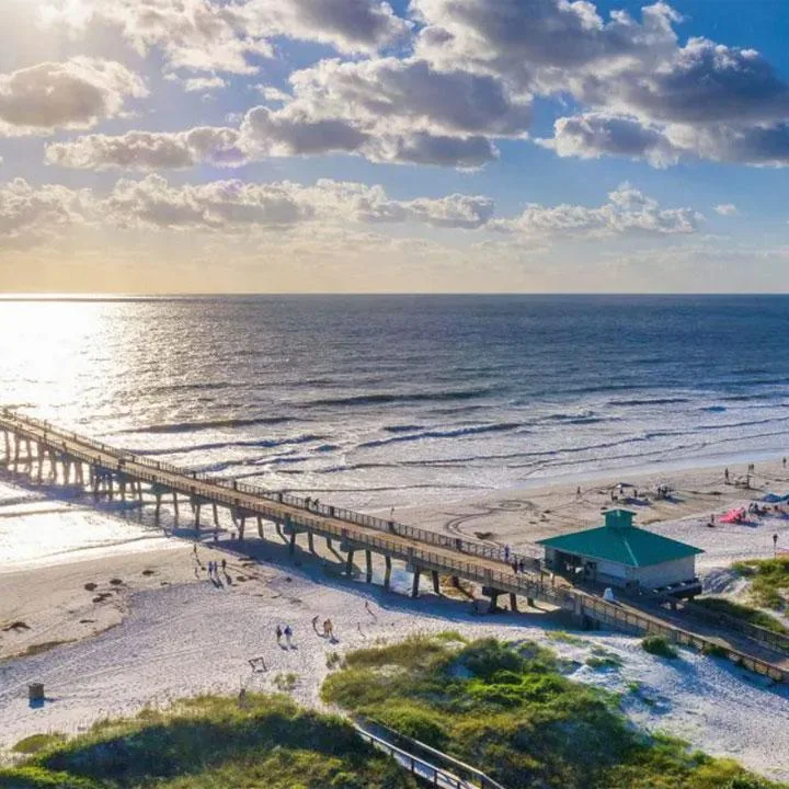 The boardwalk at Jacksonville Beach