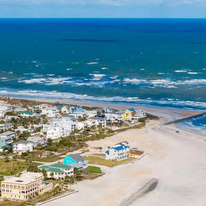 The view of St Augustine Beach Shores
