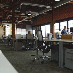 Coworking spaces Northeast Florida - modern shared workspace with desks