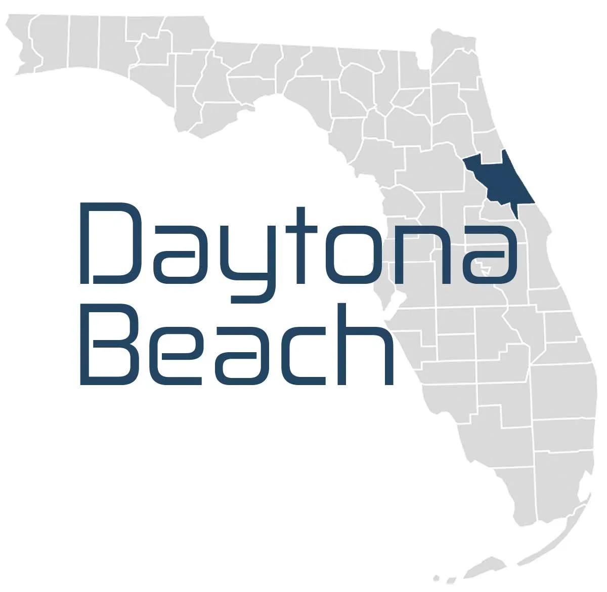 A map of Daytona Beach IT Services
