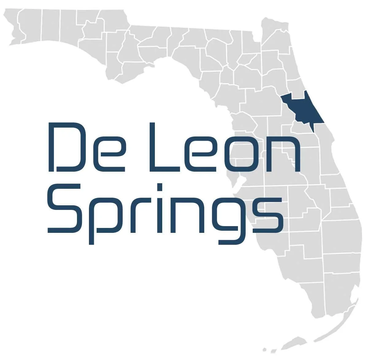 A map of De Leon Springs IT Services Florida