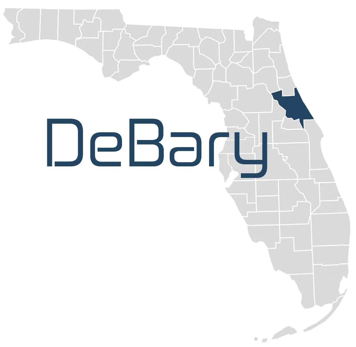 A map of Debary IT Services