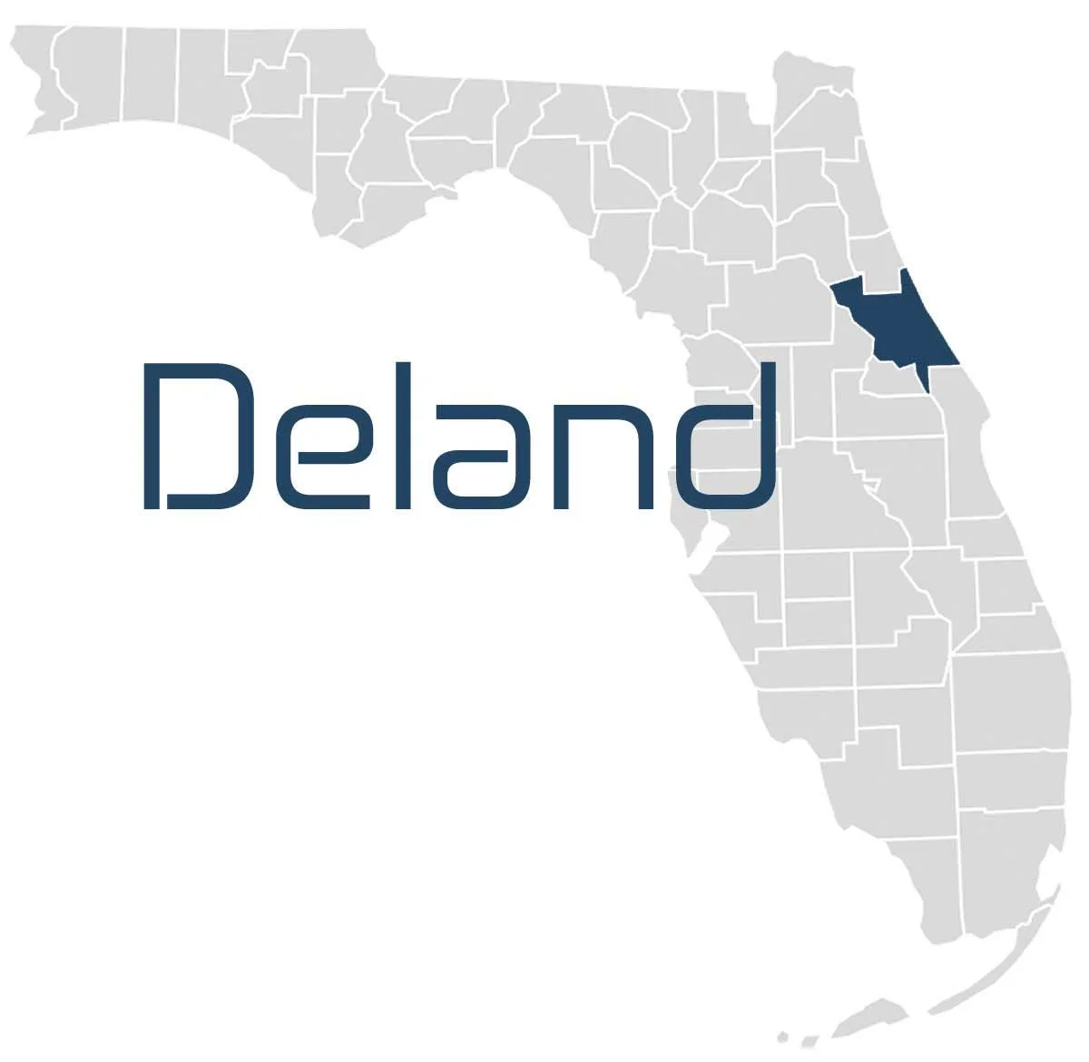 A map of Deland IT Services