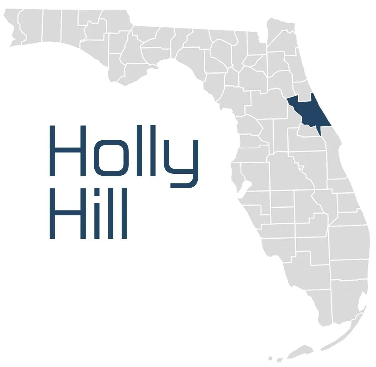 A map of Holly Hill IT Services