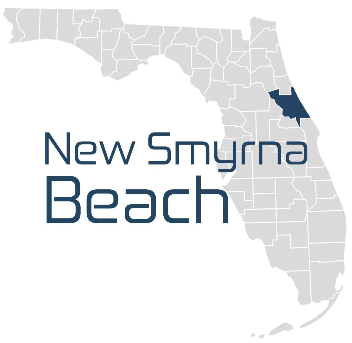 A map of New Smyrna Beach IT Services