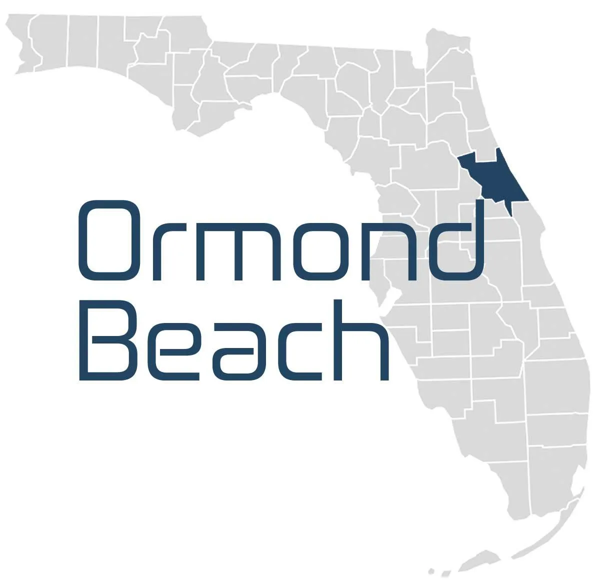 A map of Ormond Beach IT Services