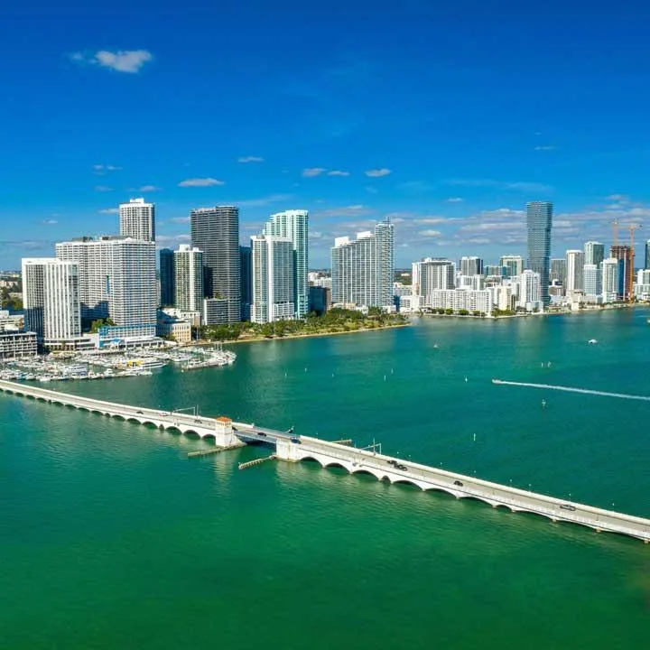 Edgewater Skyline of tall buildings