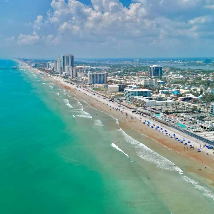 The Beach by Ormand by the sea Florida